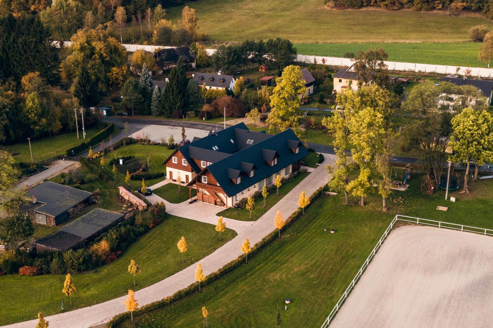 Apartman-Hotel Jitravsky Dvorec Rynoltice Bagian luar foto